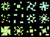 Levitated Nine Block Quilt Pattern Generator
